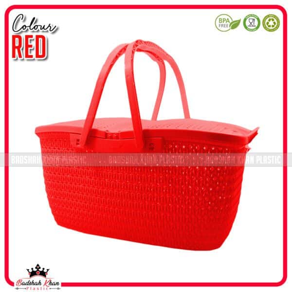 Multipurpose Plastic Basket – For Baby Clothes, Picnic & Storage - Image 3