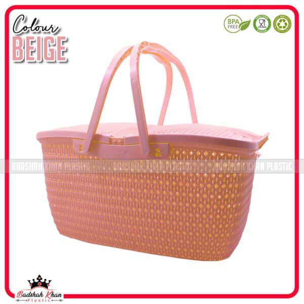 Multipurpose Plastic Basket – For Baby Clothes, Picnic & Storage - Image 6