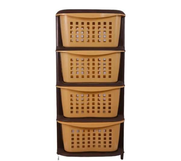 Aqua Plast Portable Plastic Drawers, Organizer, 4layer - Image 3