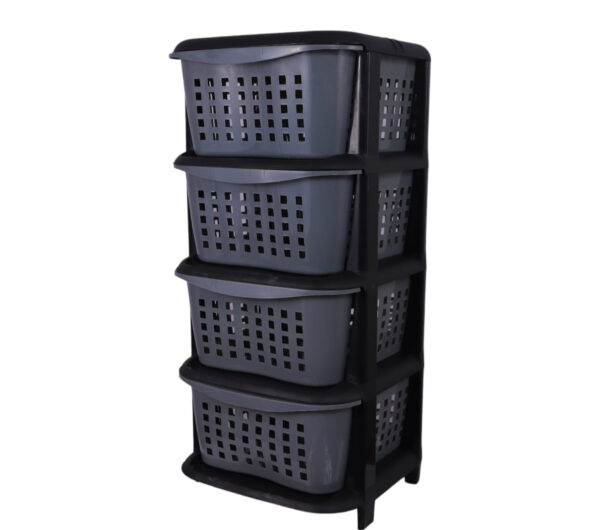 Aqua Plast Portable Plastic Drawers, Organizer, 4layer - Image 2
