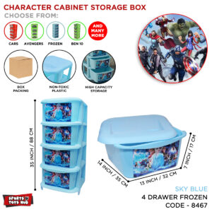 Aqua Plast Portable Plastic Drawers, Organizer