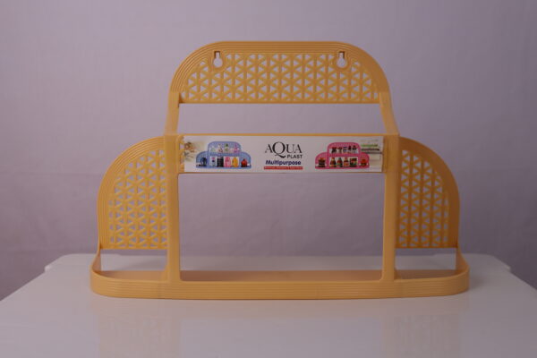 Multipurpose Plastic Shelf | Space-Saving & Durable Organizer - Image 2