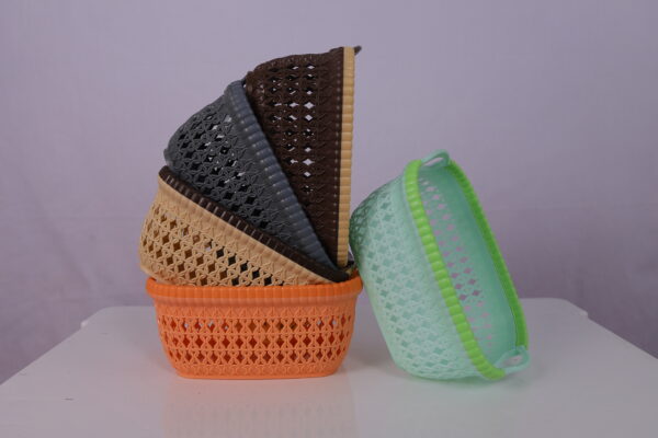 Plastic Basket For Vegetables Fruits Jewelry Multipurpose Storage Basket Fruit Basket Jewelry Basket - Image 4