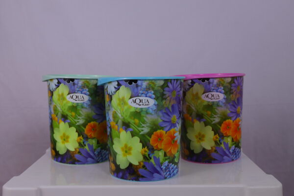 Aqua Plast Premium Dustbin – Elegant Mughal Pattern Design - Image 2