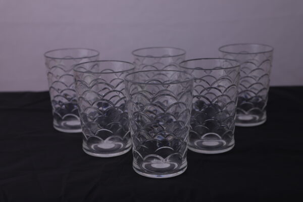 In Stock Six Water Glasses For Juice , Cold Drink ETC 340ml - Image 2
