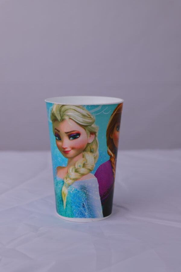 Set of 6 Colorful Cartoon Character Plastic Glasses – 340ml | - Image 4