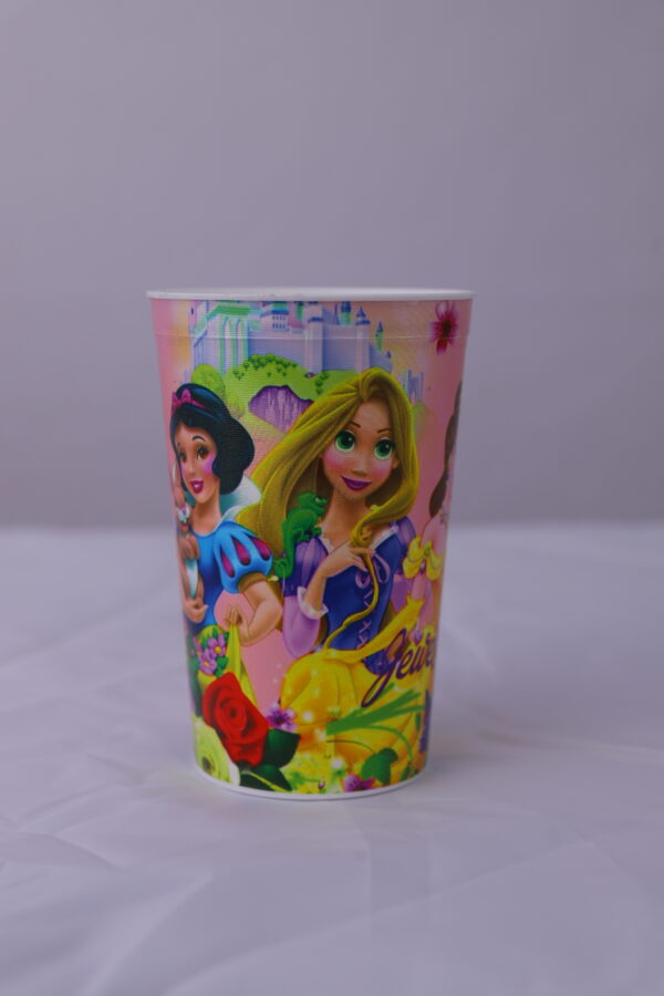 Set of 6 Colorful Cartoon Character Plastic Glasses – 340ml | - Image 6