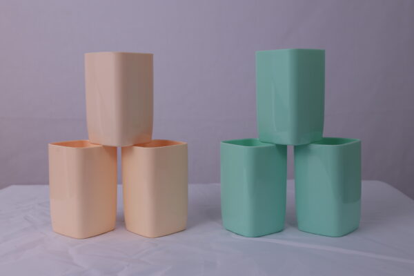 Square Shape Water Glass - Set of Six - Simple And Decent Design - Easy To Wash