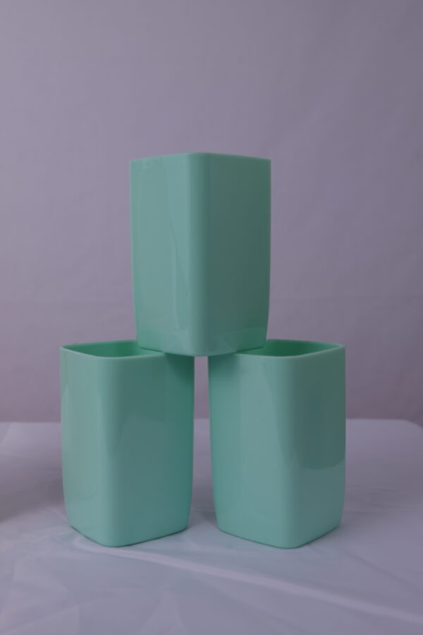 Square Shape Water Glass - Set of Six - Simple And Decent Design - Easy To Wash - Image 3