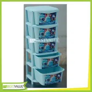 Drawer and storage organizer - Printed Drawer for storage, kids toy box, jewelry box, Storage box | Drawer for rooms, kids room and home, side rack for storage | Space saver racks - 5 layer drawer, premium quality available in multi colors